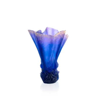 Zdjęcie Duży wazon w kolorze Midnight Blue – marka Daum