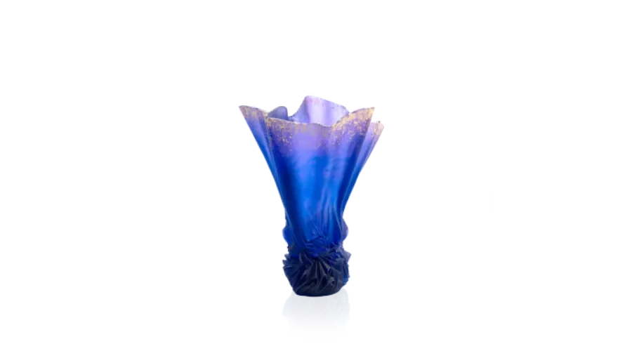 obrazek 1 Duży wazon w kolorze Midnight Blue – marka Daum