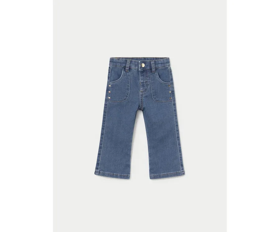 obrazek 1 Mayoral Jeansy 2547 Niebieski Flare Fit