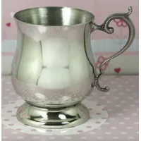 Picture Stylish mug with engraving for baptism