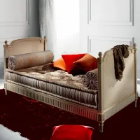 Picture Antique Dormeuse with wooden panels