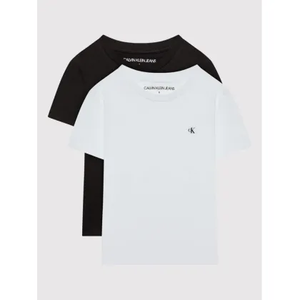 Zdjęcie Calvin Klein Jeans Komplet 2 t-shirtów Monogram IB0IB01093 Biały Regular Fit