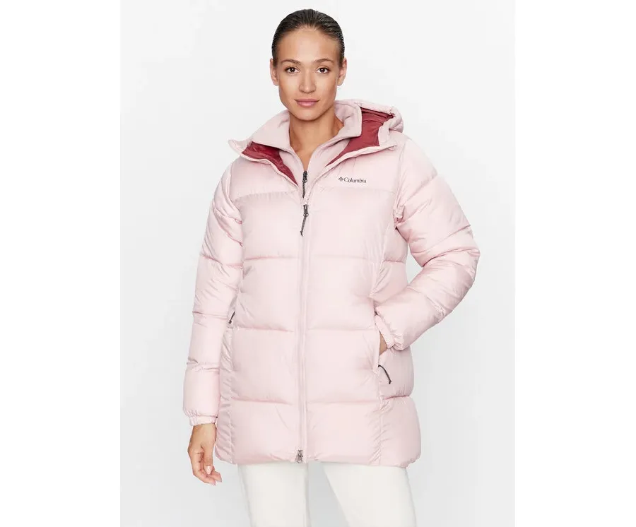 obrazek 1 Columbia Kurtka zimowa Puffect™ Mid Hooded Jacket Różowy Regular Fit