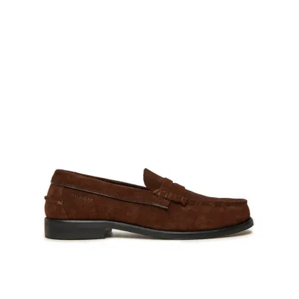 Zdjęcie Tommy Hilfiger Lordsy Classic Hilfiger Suede Loafer FM0FM05363 Brązowy