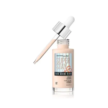 Zdjęcie Maybelline Super Stay 24H Skin Tint Podkład w płynie 30 ml Nr. 02 - Naked Ivory