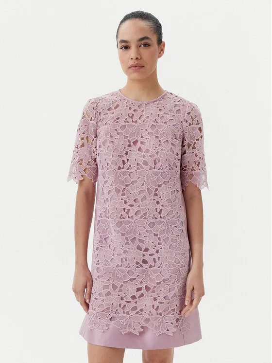 Picture Luisa Spagnoli Sukienka koktajlowa Pendice 541767 Fioletowy Regular Fit