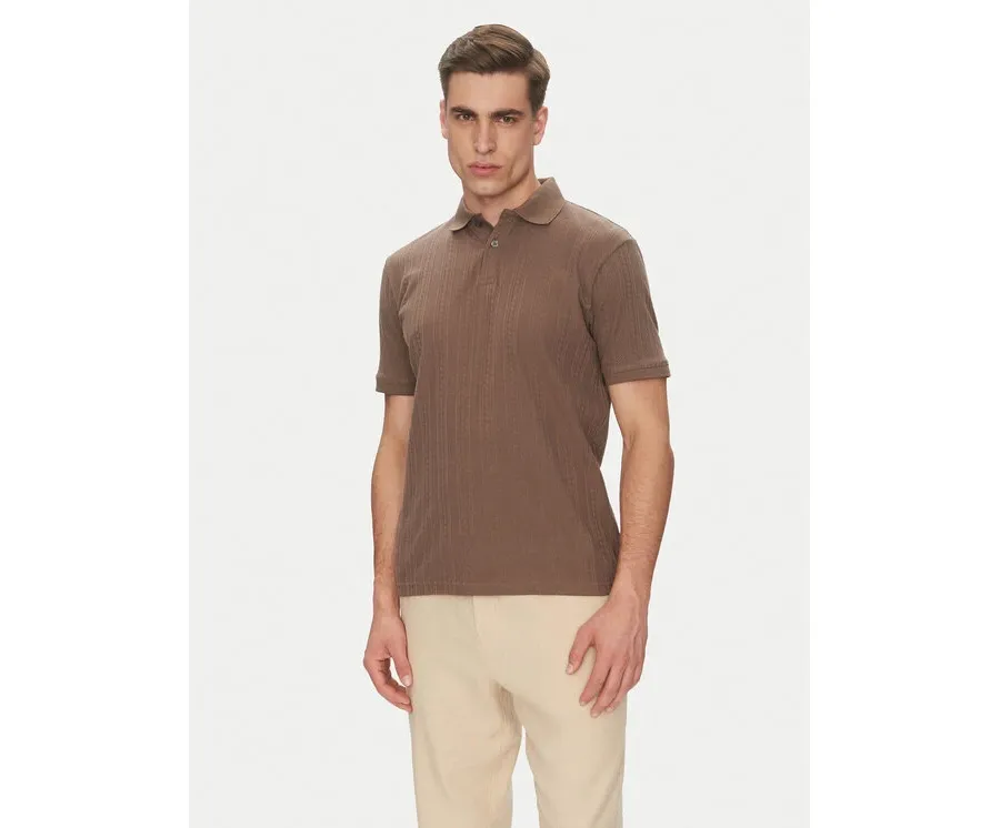 obrazek 1 Selected Homme Polo 16094575 Beżowy Regular Fit