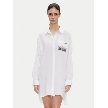 Zdjęcie DKNY Koszula nocna YI30048 Biały Relaxed Fit
