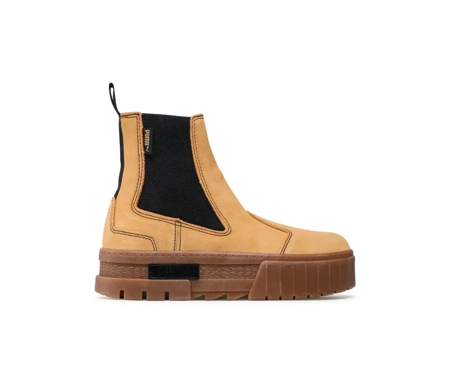 obrazek 1 Puma Sztyblety Mayze Chelsea Suede Wn's 382829 04 Żółty
