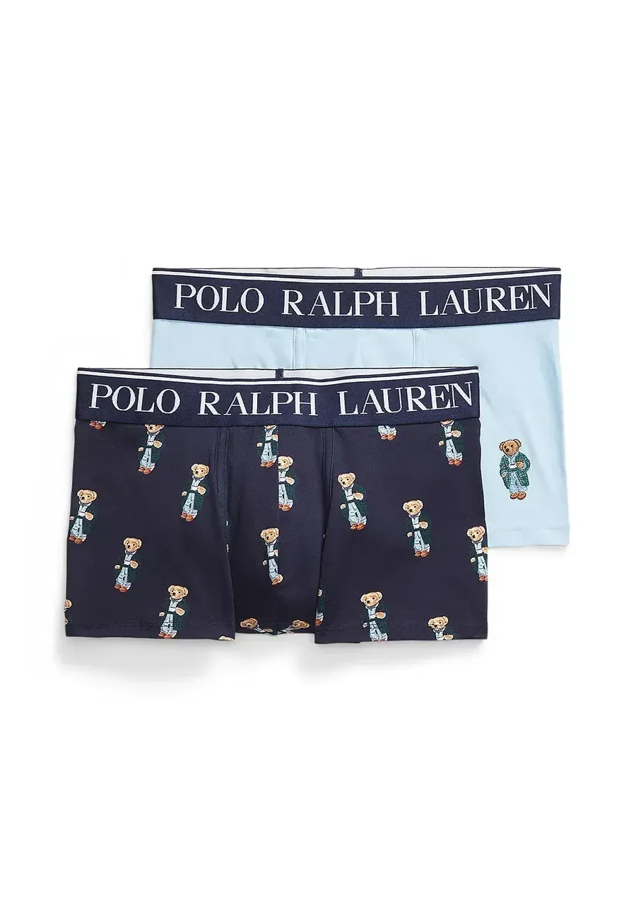 obrazek 1 Polo Ralph Lauren bokserki bawełniane 2-pack kolor niebieski 714843425