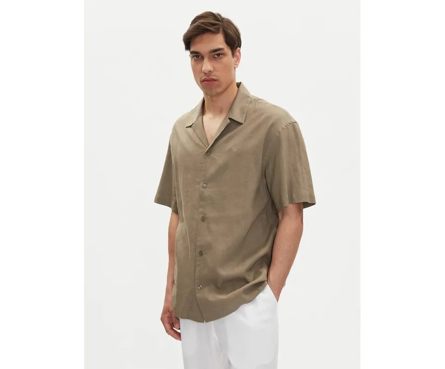 obrazek 1 Emporio Armani Koszula EM000593 AF12356 U6189 Brązowy Regular Fit