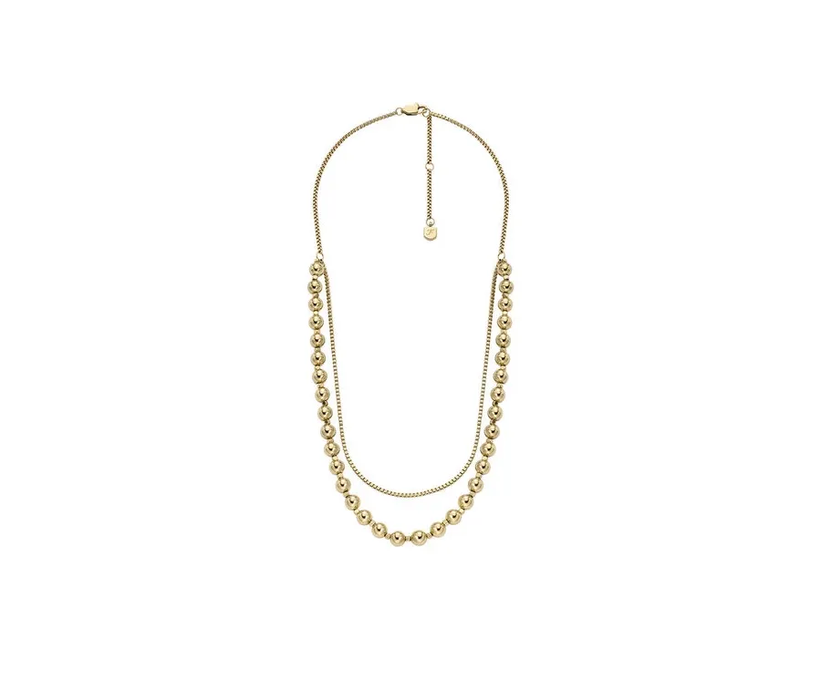 obrazek 1 Fossil Naszyjnik All Stacked Up JA7248710 Złoty