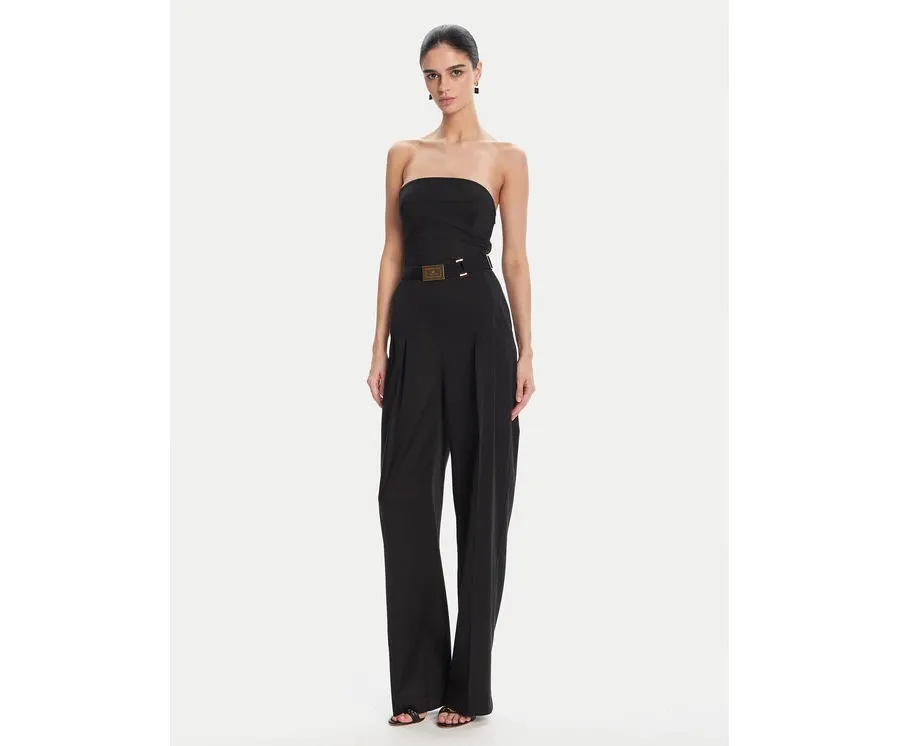 obrazek 1 Elisabetta Franchi Kombinezon TU05152E2 110 Czarny Regular Fit