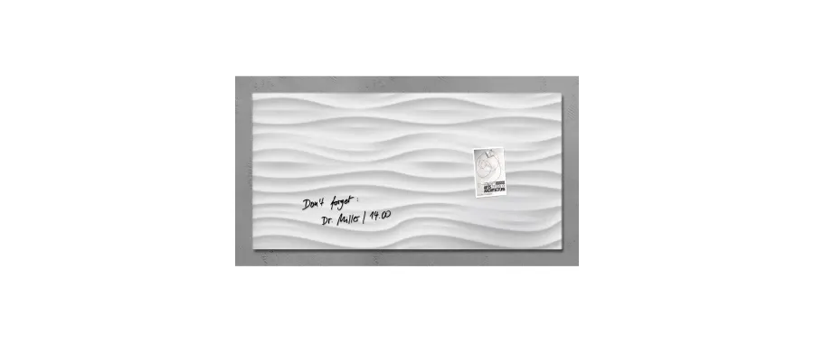 picture 11 Magnetic Glass Board artverum 91x46 cm