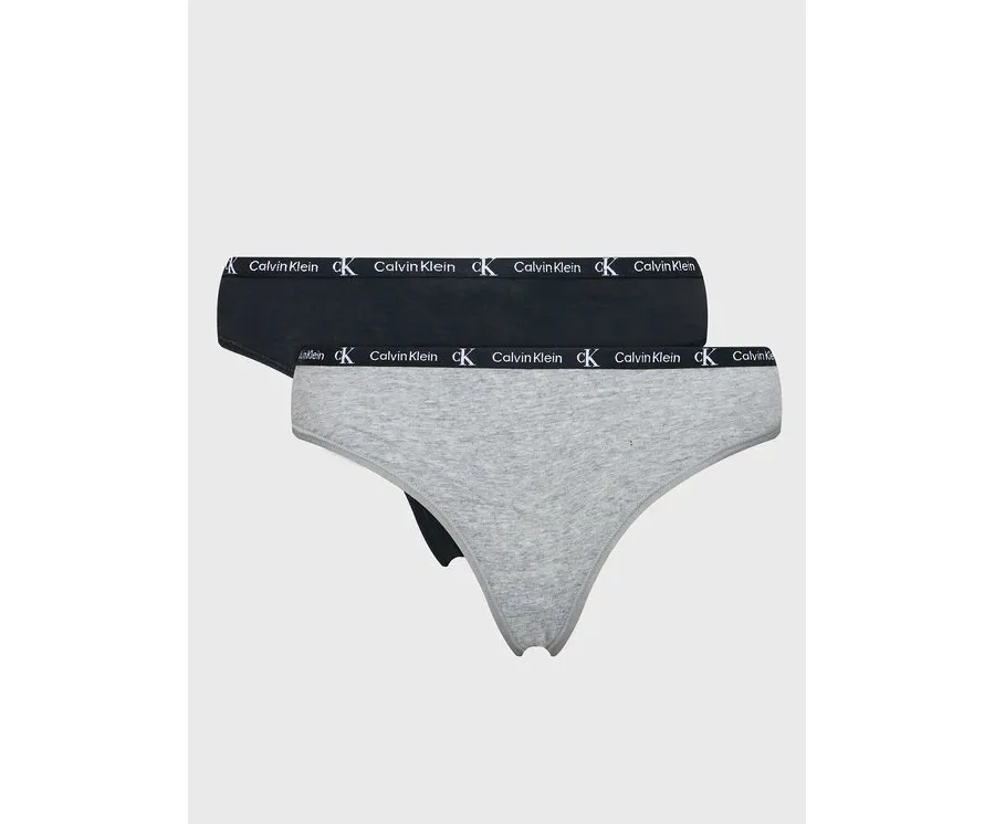 obrazek 1 Calvin Klein Underwear Komplet 2 par stringów 000QD3990E Kolorowy