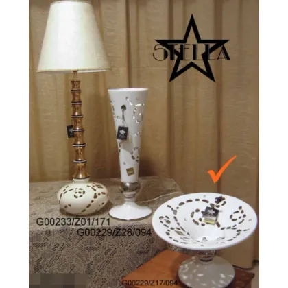 Picture Luxurious ceramic plate with platinum for the living room