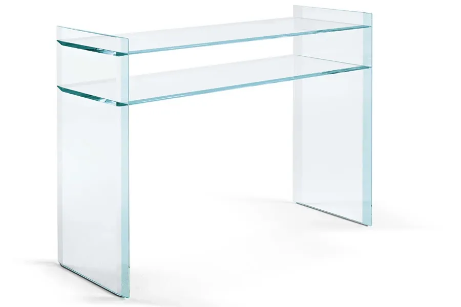 obrazek 4 Wielofunkcyjny stolik nocny z przezroczystego szkła - Tonelli Design