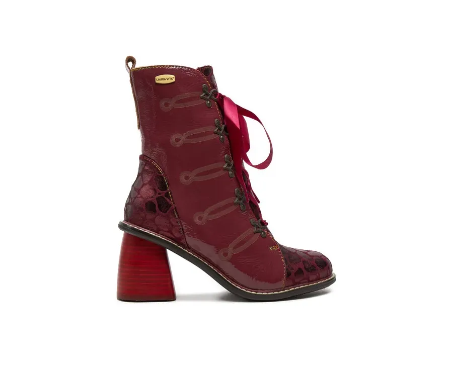 obrazek 1 Laura Vita Botki Evcao 311 Bordowy