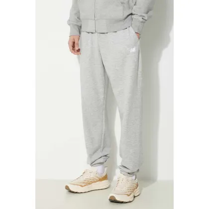 Zdjęcie New Balance spodnie dresowe Sport Essentials kolor szary melanżowe MP41519AG