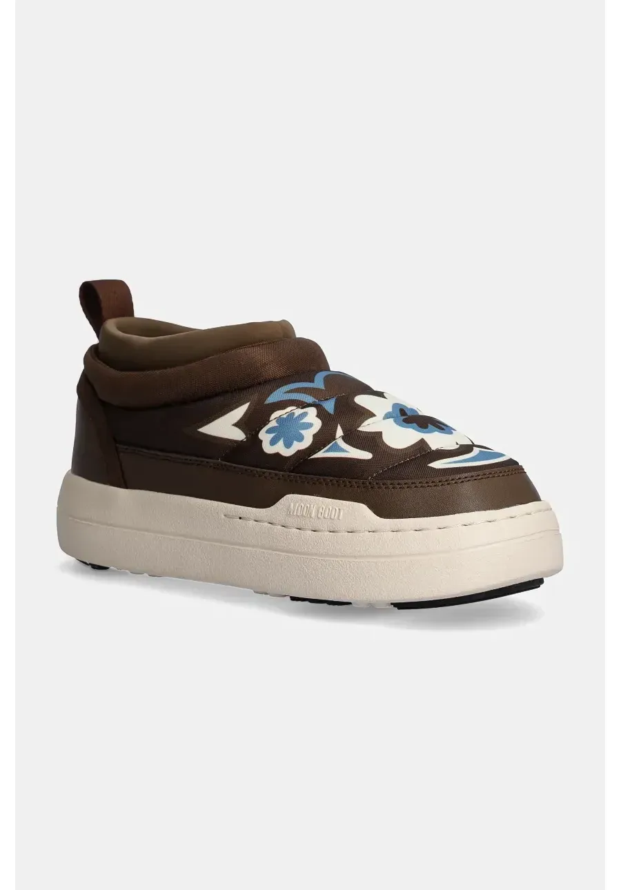 obrazek 1 Moon Boot śniegowce Park Soft Flower kolor brązowy 80D2470030-MH07