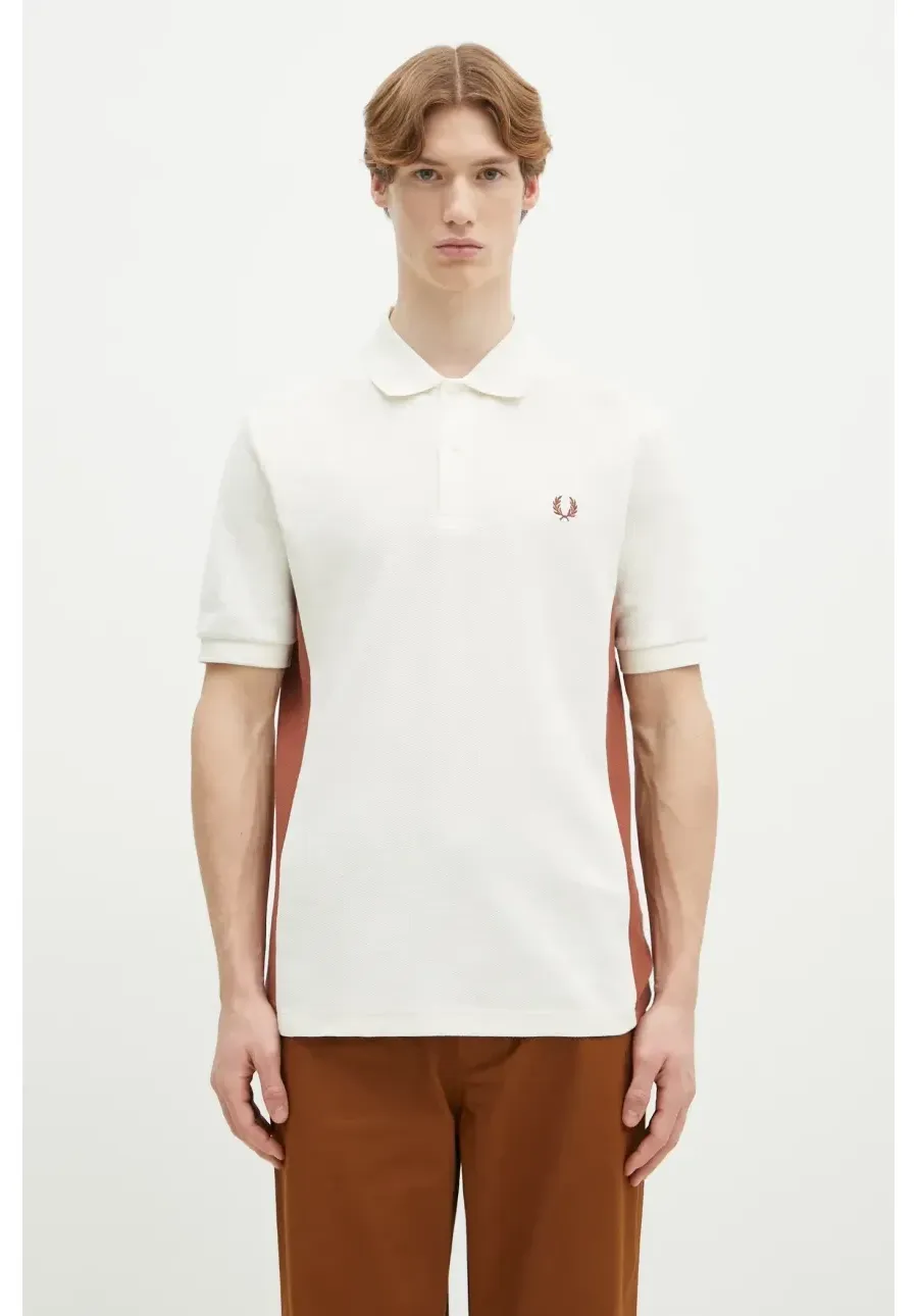 obrazek 1 Fred Perry polo bawełniane męski kolor beżowy gładki M9875.760