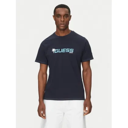Zdjęcie Guess T-Shirt F5GI06 I3Z14 Granatowy Regular Fit