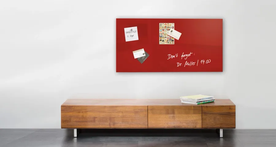 picture 10 Magnetic Glass Board artverum 91x46 cm