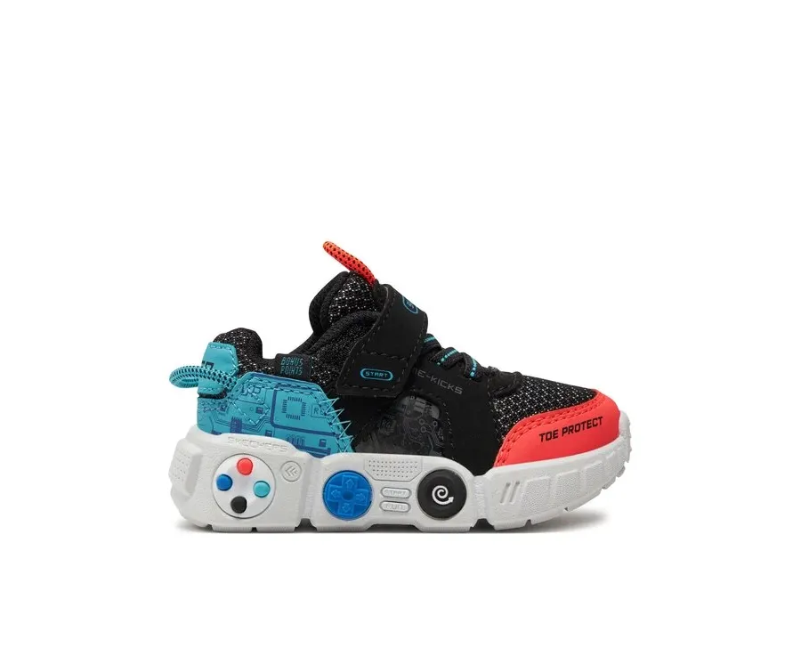 obrazek 1 Skechers Sneakersy Lil Gametronix 402262N/BKMT Czarny