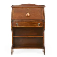 Zdjęcie Luksusowa etażerka z dębu angielskiego z XX wieku