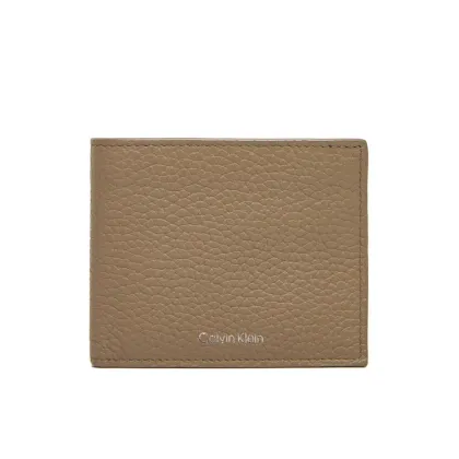 Zdjęcie Calvin Klein Portfel męski Ck Leather Billfold W Zip Coin LV04D1028G Beżowy
