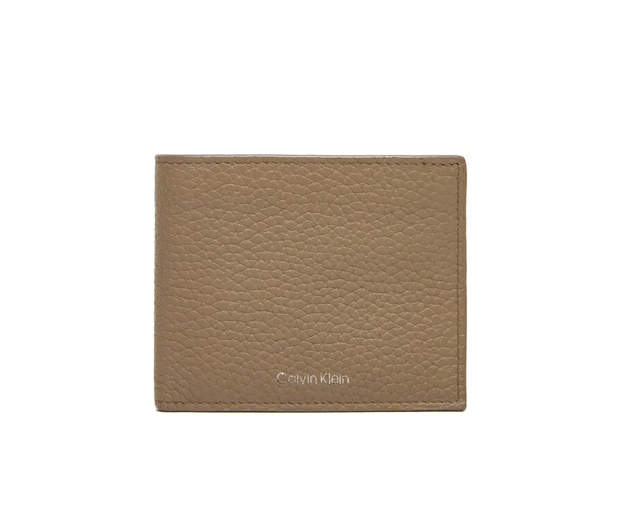 obrazek 1 Calvin Klein Portfel męski Ck Leather Billfold W Zip Coin LV04D1028G Beżowy