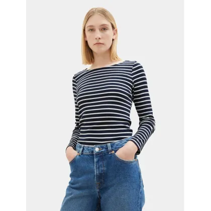 Zdjęcie Tom Tailor Bluzka 1038030 Granatowy Regular Fit