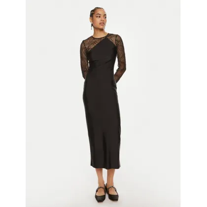 Zdjęcie ROTATE Sukienka koktajlowa Isadora 112910100 Czarny Slim Fit