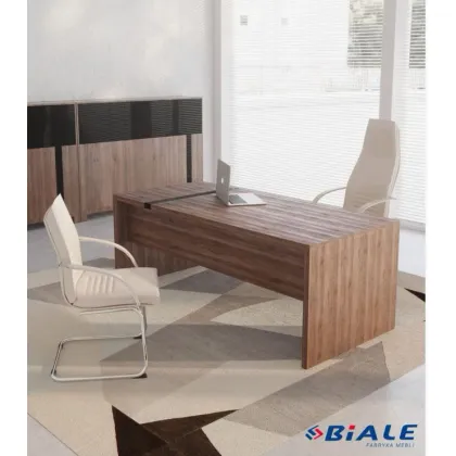 Zdjęcie Wysokiej jakości biurko gabinetowe w dwóch opcjach wymiarowych