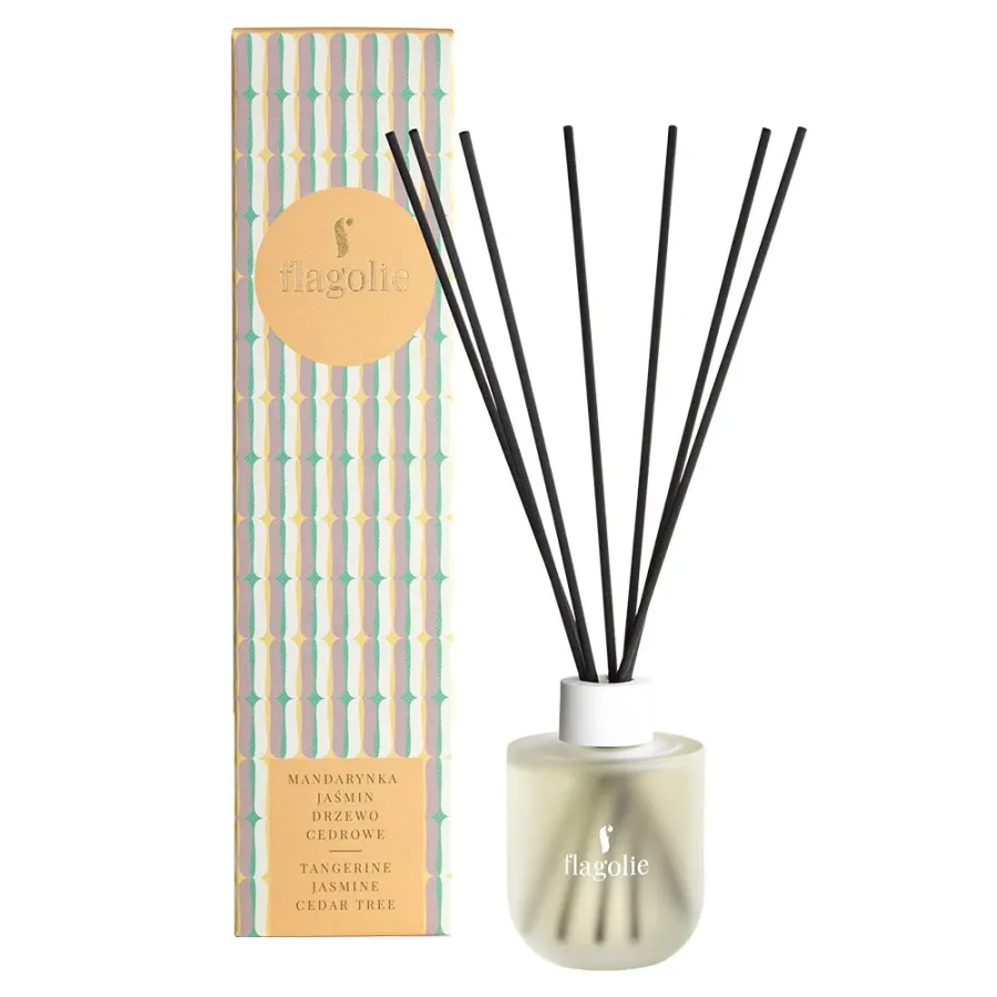 obrazek 1 Flagolie Hygge Mandarynka Jaśmin - Perfumy do domu drzewo cedrowe 100 ml 100 ml