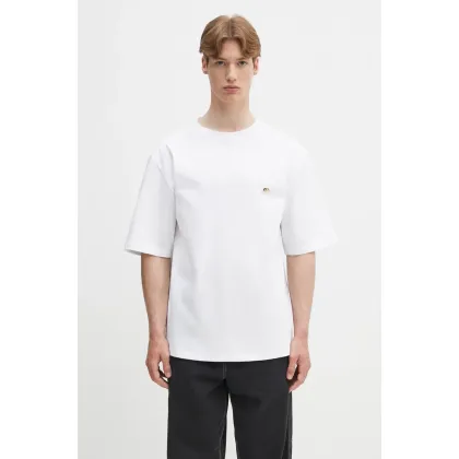Zdjęcie Fiorucci t-shirt bawełniany Angel Patch Relaxed Fit kolor biały gładki U02SPTSH101CJ01WH01