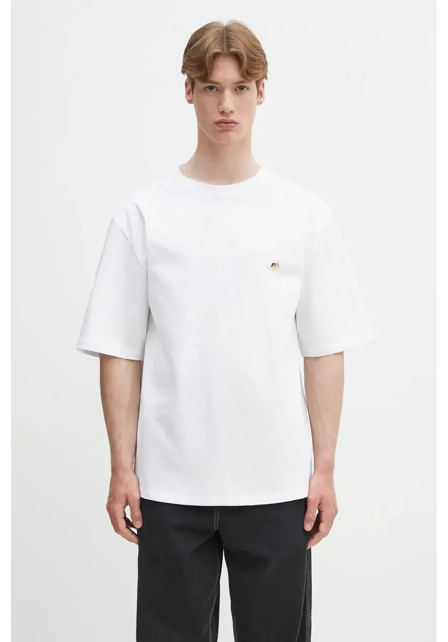 obrazek 1 Fiorucci t-shirt bawełniany Angel Patch Relaxed Fit kolor biały gładki U02SPTSH101CJ01WH01