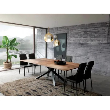 Zdjęcie Rozkładany luksusowy włoski stół do salonu - Ozzio