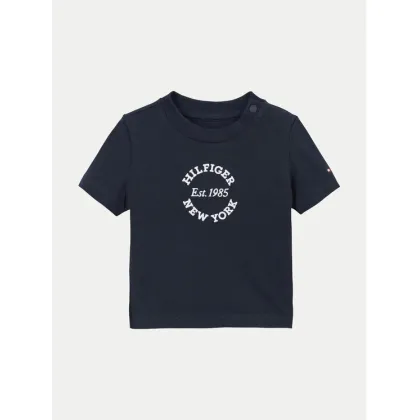 Zdjęcie Tommy Hilfiger T-Shirt Graphic KN0KN01964 Granatowy Regular Fit