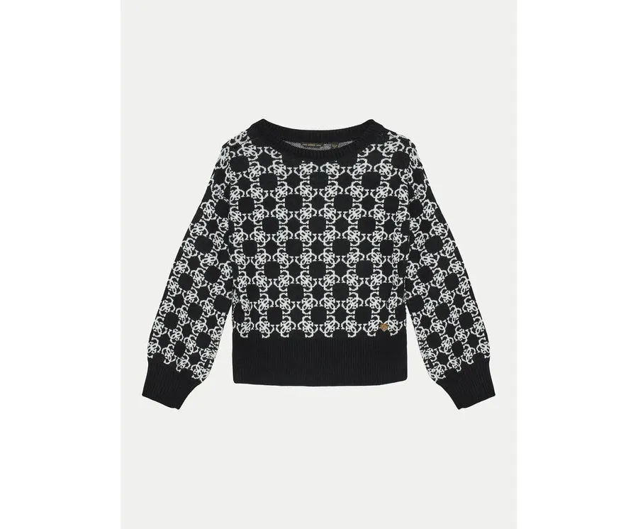 obrazek 1 Guess Sweter J4BR04 Z3K10 Czarny Relaxed Fit