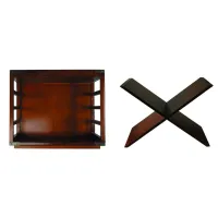 Picture Stylish wooden bottle rack - Authentic Models