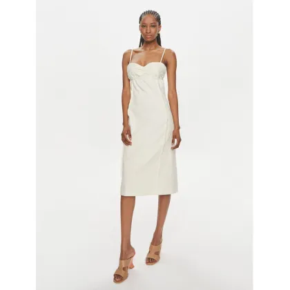 Zdjęcie Samsøe Samsøe Sukienka jeansowa Salima F24100067 Écru Slim Fit