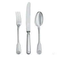 Picture 3-piece silver cutlery set for children – Zaramella Argenti