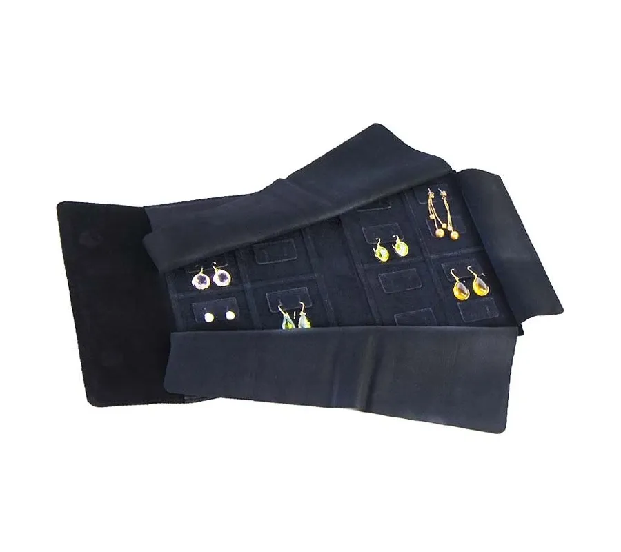 picture 1 Folding leather case for earrings