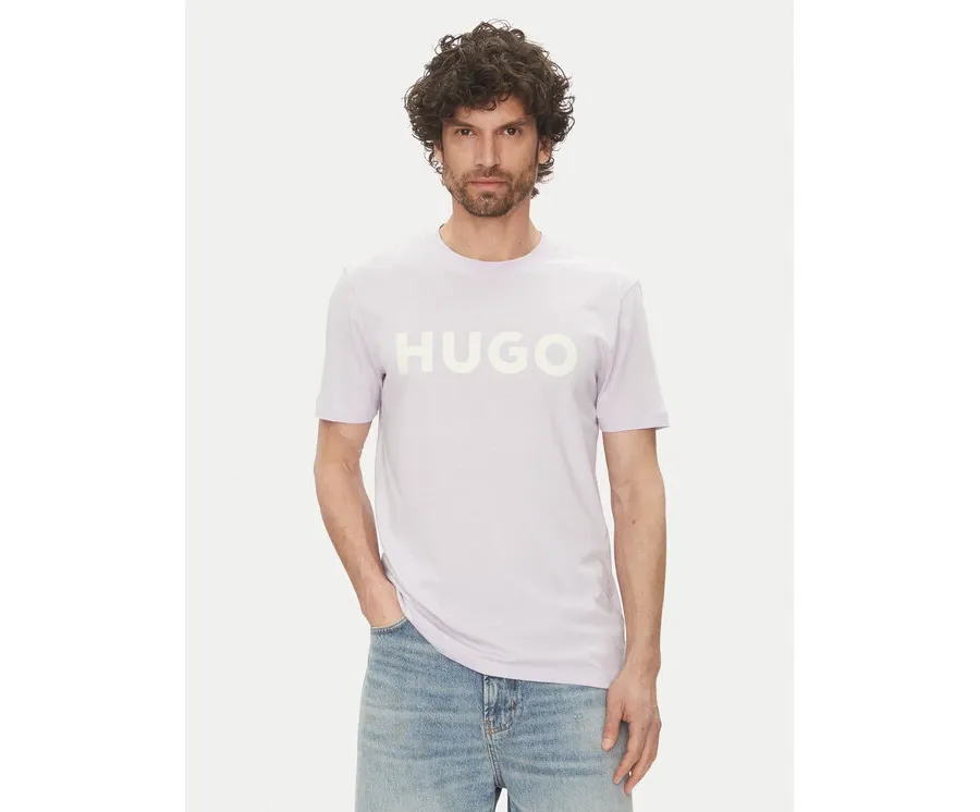 obrazek 1 HUGO T-Shirt Dulivio 50467556 Fioletowy Regular Fit