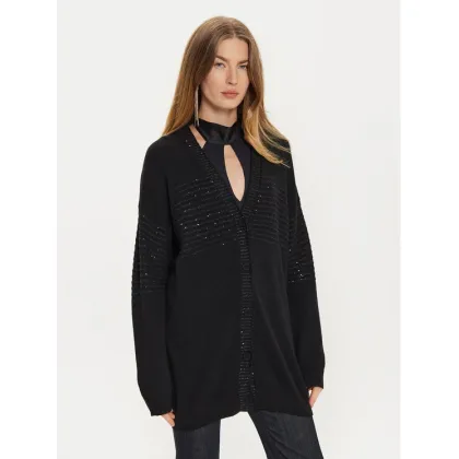 Zdjęcie TWINSET Kardigan 242TP3273 Czarny Loose Fit