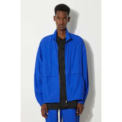Zdjęcie MKI MIYUKI ZOKU kurtka Crinkle Nyon Track Jacket męska kolor niebieski przejściowa CRINKLE.NYON.TRACK.JACK