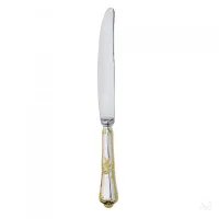 Picture Decorated silver table knife - Zaramella Argenti