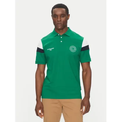 Zdjęcie Hechter Paris Polo Pique X-Tech 74026 151929 Zielony Regular Fit