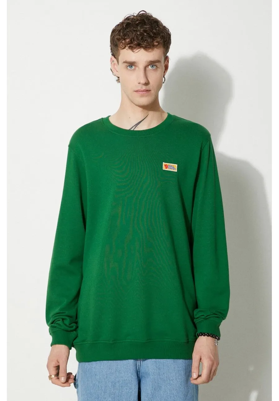 obrazek 1 Fjallraven bluza bawełniana Vardag męska kolor zielony F87070.678-678
